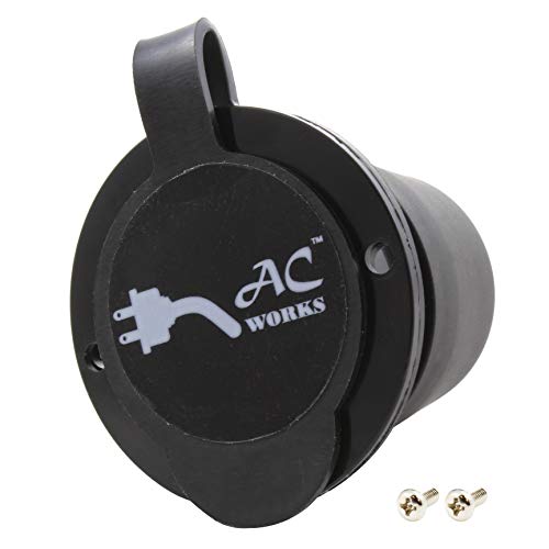 Ac Works Super Durable Industrial Grade Power Input Inlet (5-20P 20A 125V With Cover) #TOP3