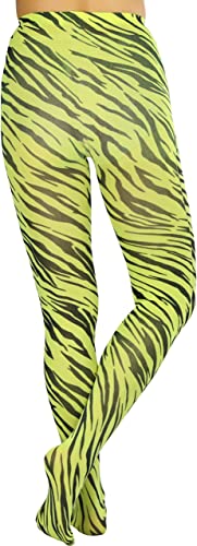 ToBeInStyle Women’s Vibrant Multicolor Animal Print Pantyhose Assorted Hosiery3