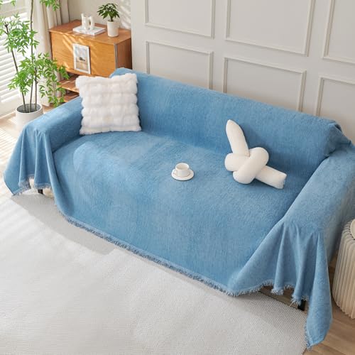 Materiale: Realizzato in tessuto di ciniglia, confortevole, morbido, traspirante, resistente, non-pilling e non sbiadito. Nessuna grinza sulla superficie, protegge il divano o i mobili dall'usura quotidiana, dalle macchie, dai graffi o dalle perdite accidentali