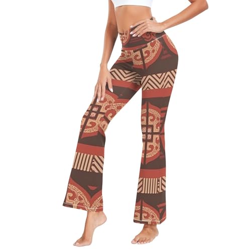 Legging de yoga respirant au motif écossais et coupe décontractée