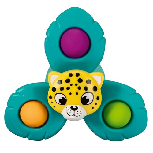 Ravensburger 4868 Play+ Pop-it Spinner: Leopard, Saugnapf-Spielzeug,...