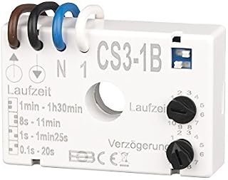 Elektrobock CS3-1B Przekaźnik dobiegowy podtynkowy, biały
