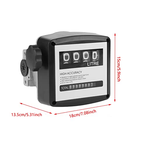 Compteur de carburant essence avec écran digital pour mesure de débit