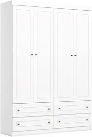 Guarda Roupa Infantil 04 Portas 04 Gavetas Americano Henn
