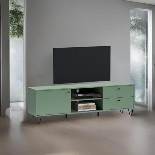 Mueble TV con Puerta cajones y Compartimento