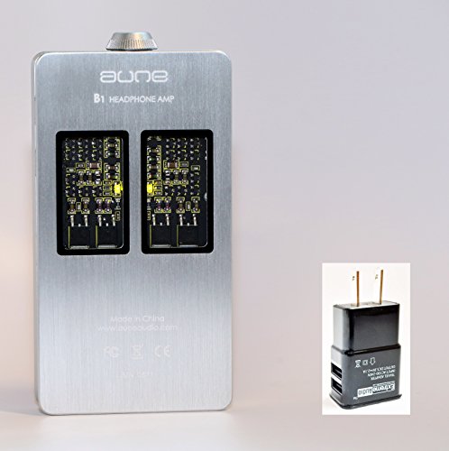 Aune B1 Portable HiFi Headphone Amplifier Silver with...
