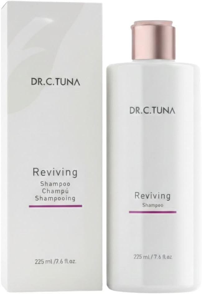 Dr. C. Tuna Reviving Shampoo, Volumizing & Thickening, Biotin for Men & Women, Supports Hair Growth & Strengthening, 7.6 fl. oz / 225 ml