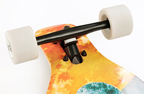 Volador 42inch Freeride Longboard Complete Cruiser ( Drop Through Deck - Camber concave )(Solar)