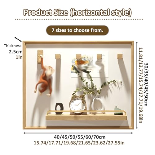 Cache-panneau électrique durable en bois pour masquer un compteur apparent - 4