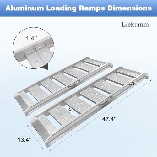 Rampas LIEKUMM de aluminio para carga 47.4 in longitud miniatura 3