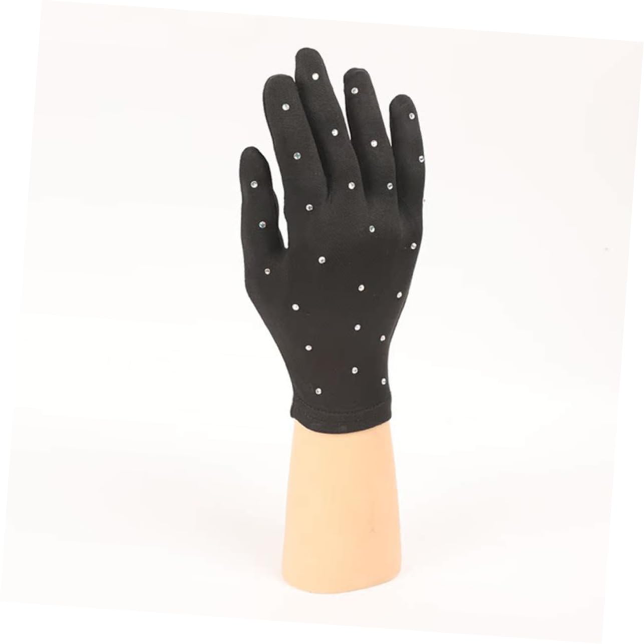 BELLIFFY Skating Supplies Girl Performance Gloves Decorative Ice Skating Jeweled Gloves