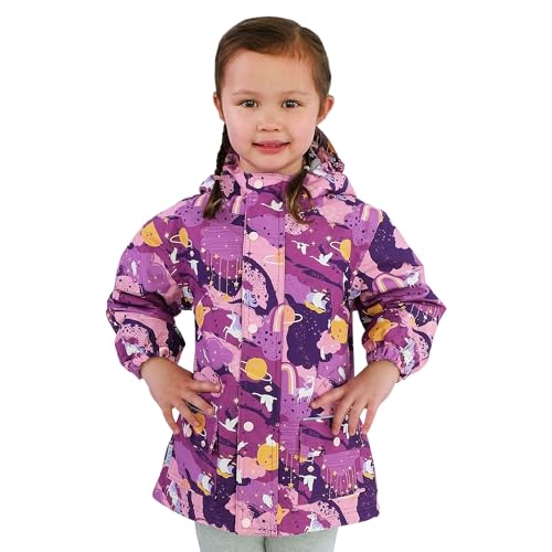 Image of JAN & JUL Waterproof Fleece Lined Rain Jacket, Raincoat for Toddlers and Kids