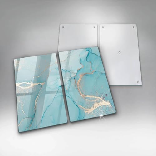 Protection plaque induction multifonctionnelle 2x30x52cm couvre-plaque de cuisson - 6