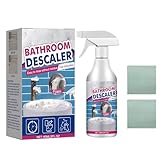 Bathroom Descaler Foam Cleaner Spray - Stubborn Stains Remover, All-Purpose Foaming Cleaner for Bathtub, Toilet, Sink, Glass with Fresh Scent (1)