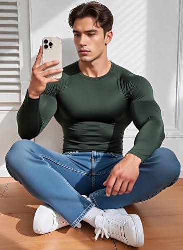 Image of Men Compression Full Sleeves T-Shirt