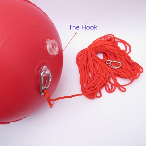Duiken PVC boei vlotter met kleine vlag, oppervlakte positionering waarschuwingsboei met 25M touw haak 32 * 33 * 33 cm - Image 8