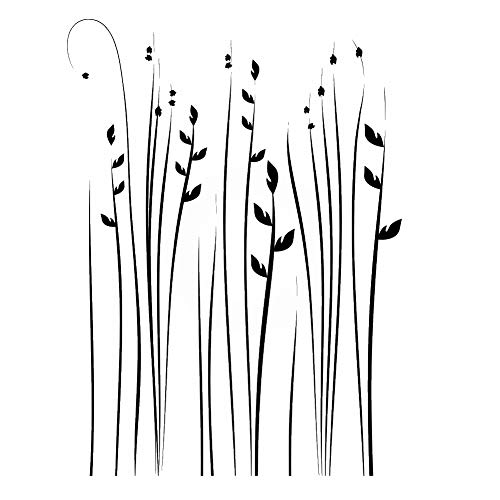 Pochoir réutilisable Herbe A3 A4 A5 et plus grandes tailles Style shabby chic moderne F39 (pochoir réutilisable en PVC, format A5 - 148 x 210 mm, 14,7 x 21,1 cm) Cover