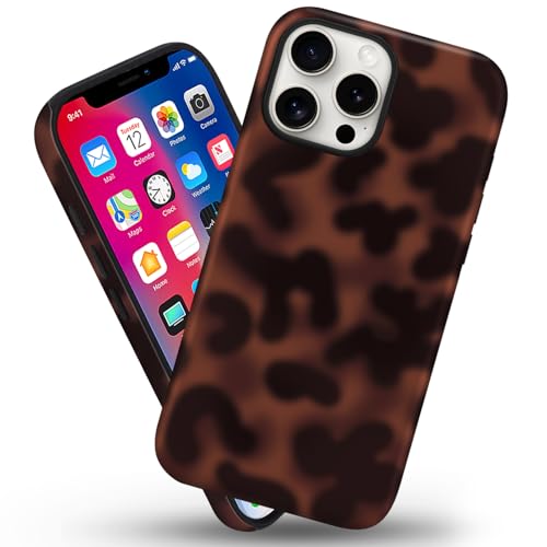 Magnetic for iPhone 14 Pro Max Cute Tortoise Shell Phone Case Brown Amber by flewfun - Used condition - Image 2
