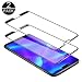 Produktbild TECHKUN Panzerglas Schutzfolie für Huawei Honor 10(5,84 Zoll), [2 Stück] Schutzfolie 9H Härtegrad Glasfolie, Ultra-Klar Vollständige Abdeckung Displayschutzfolie für Huawei Honor 10(Schwarz)
