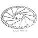 203mm Disc Brake Rotor with 6 Hole Steel Easy Installation Bike Parts for Mountain Bikes Cycling