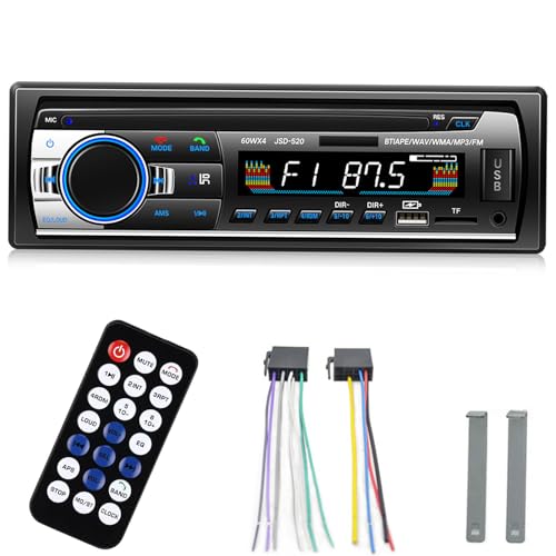 Autoradio Bluetooth,Radio Autoradio Auto,Autoradio1DIN con Porta di ricarica USB Stereo