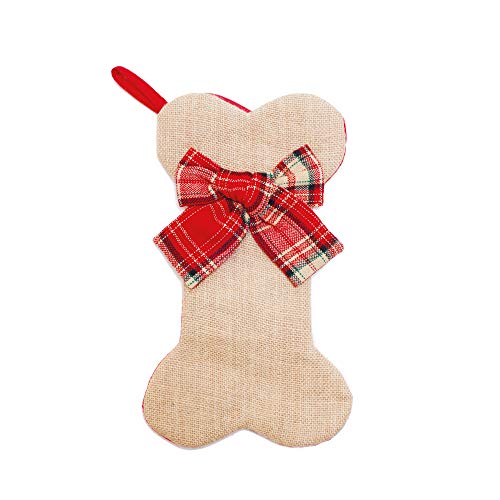 Enfeite Osso em Tecido para Porta Bege Cromus, PET MANIA