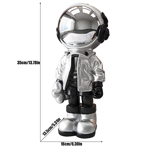 Estatua de Astronauta Decorativa de Resina Moderna miniatura 4