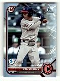 2022 Bowman Draft 1st Edition Sky Blue #BD-182 Nate Furman Cleveland Guardians RC Rookie Baseball Trading Card