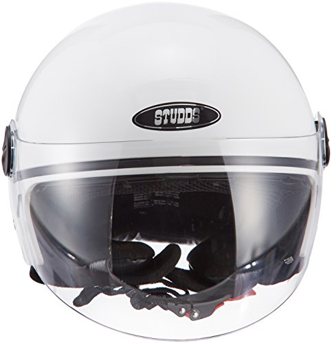Image of Studds Track Super Open Face Helmet (White, XL)