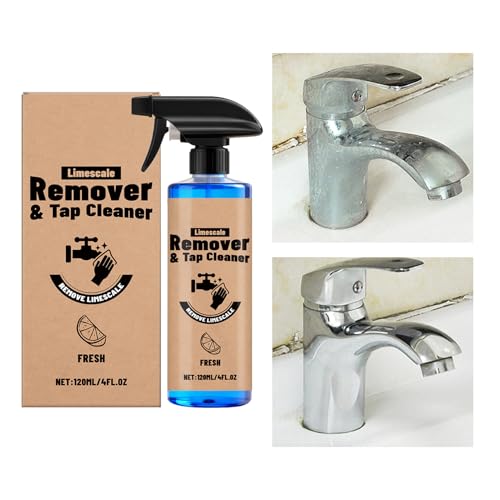 Limpiador para, 120 ml spray para eliminar las manchas de agua dura - Spray limpiador para el baño | Para el hogar, cocina, baño, apartamento, ducha, lavabo, grifo de lavabo, así como azulejos