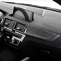 BETTERHUMZ Auto-Armaturenbrett-Abdeckung, kompatibel mit BMW F22 F20 F23 M235i M240i 228i 116i 218i 220i 118i 125i 225i 2012-2019 für Alcantara Mittelkonsole Aufkleber Innenzubehör (C, Normal)