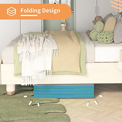 Kids Play Mat Foam Play Mat For Baby, Foldable Baby Foam Play Mat, Waterproof Non-Slip Pvc Crawling Mat Suitable For Children's Room, Living Room, Kindergarten Or Nursery (Blue) #TOP3