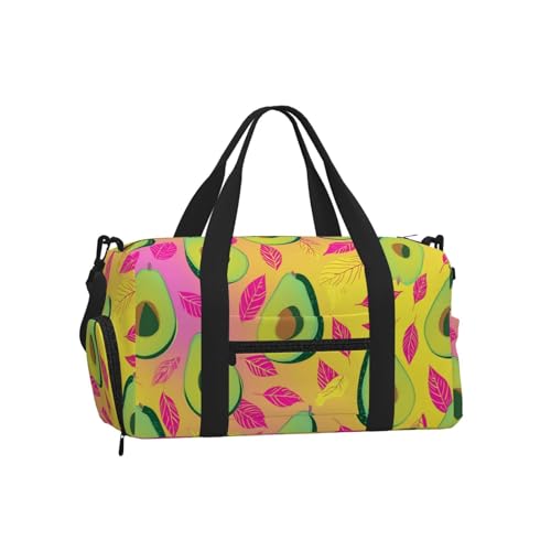 Sac de sport avec compartiment à chaussures étanche Mexpekil au design classique