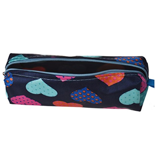 Hatop Heart Square Multicolor Cosmetic Bag Travel Bags Makeup Bag (A)