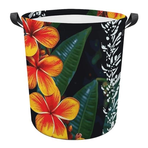 Panier à linge pliable fleuri pour éliminer le désordre au sol de la maison