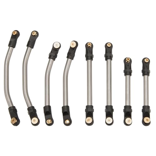 MEUS Racing SCX24 Links Double Bent Links High Clearance Chassis Links Set for Axial SCX24 C10 Bronco Wrangler 1/24 RC Crawler (Titanium Alloy) by MEUS RACING - Image 4
