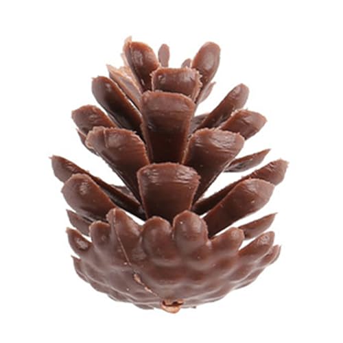 100 pigne fatte a mano per feste natalizie realistiche a forma di pigna per la casa accessori per feste decorazioni fatte a mano in pino