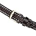 Earnda Men's Genuine Leather Braided Belt Buckle Fashion Woven Brown Strap 35mm 42inches
