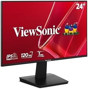 ViewSonic VA2448-MH 24 Inch 1080p Computer Monitor, IPS 120Hz Dis...
