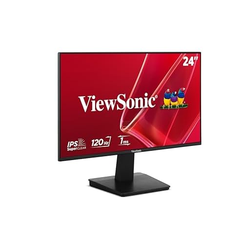 ViewSonic VA2448-MH 24 Inch 1080p Computer Monitor, IPS 120Hz Display