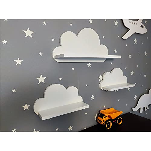Wolke Pysia Lot de 3 étagères murales Cover