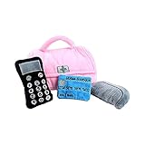 Midlee Plush Purse Find-a-Toy Interactive Dog Toy by