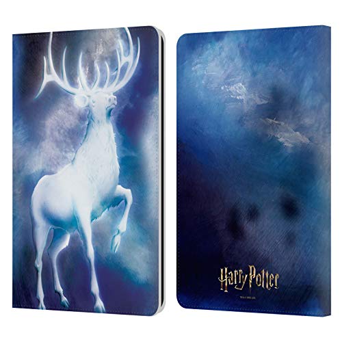 Head Case Designs Officially Licensed Harry Potter Stag Patronus Prisoner of Azkaban II Leather Wallet Case Compatible with Kindle Paperwhite 1/2 / 3