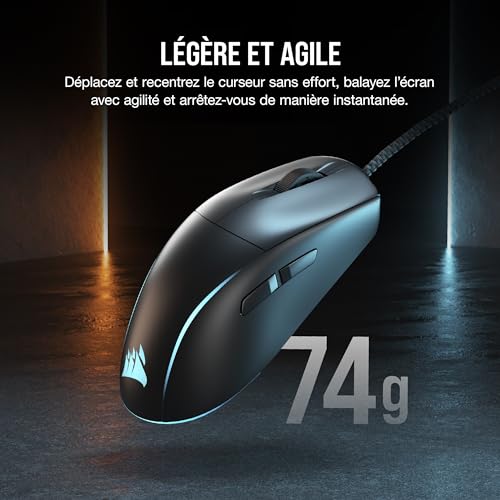 Souris FPS légère Corsair M75 pour résoudre les problèmes de visée et de confort - 7