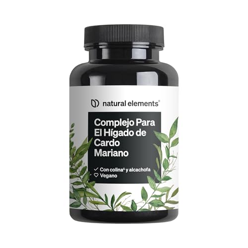 Cardo Mariano - 120 Cápsulas - Complejo Hepático Vegano con Cardo Mariano, Alcachofa, Diente de León, Cúrcuma y Zinc - 80% de Silimarina - Probado en Laboratorio y Fabricado en Alemania