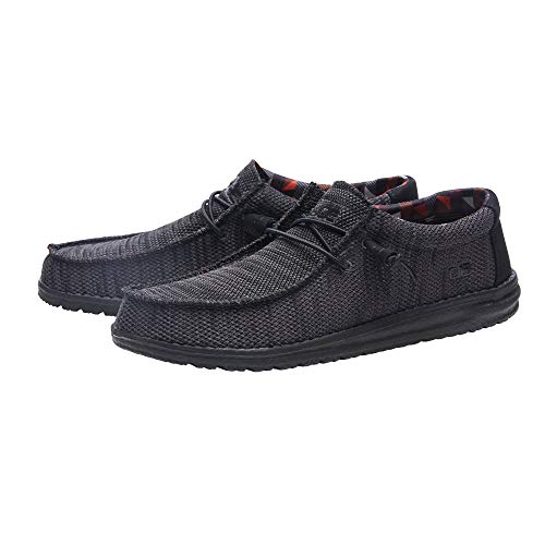 Hey Dude Wally Sox Jet Black - Image 7