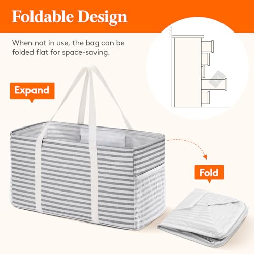 Lifewit Standing Foldable Tote Bag