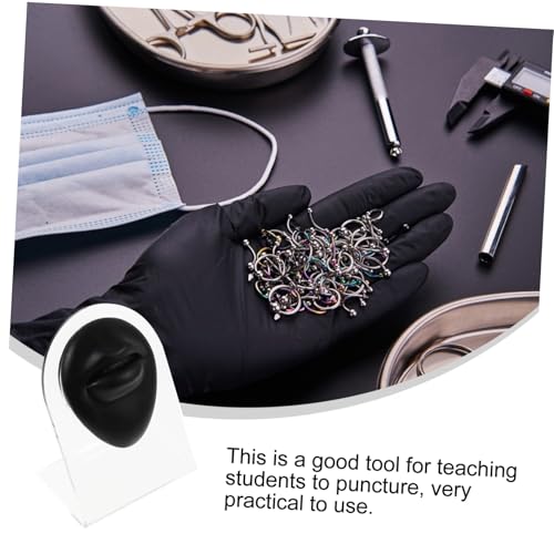 Modèle de Bouche en Silicone Souple BESTYASH pour Maîtriser le Geste du Piercing - 6