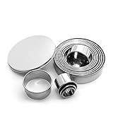 ☆Construido de acero inoxidable resistente.Es una opción ideal para hacer mini tartas y galletas.
