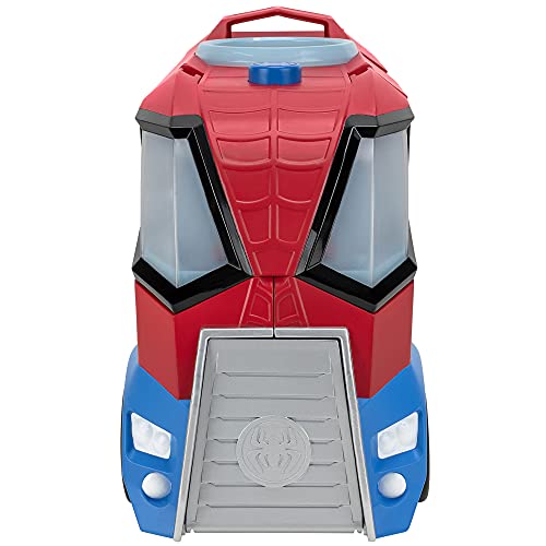 Spidey And His Amazing Friends Web Transporter Feature Vehicle, Lights & Sounds - Includes 3 Amazing Mini Vehicles, Unisex #TOP5